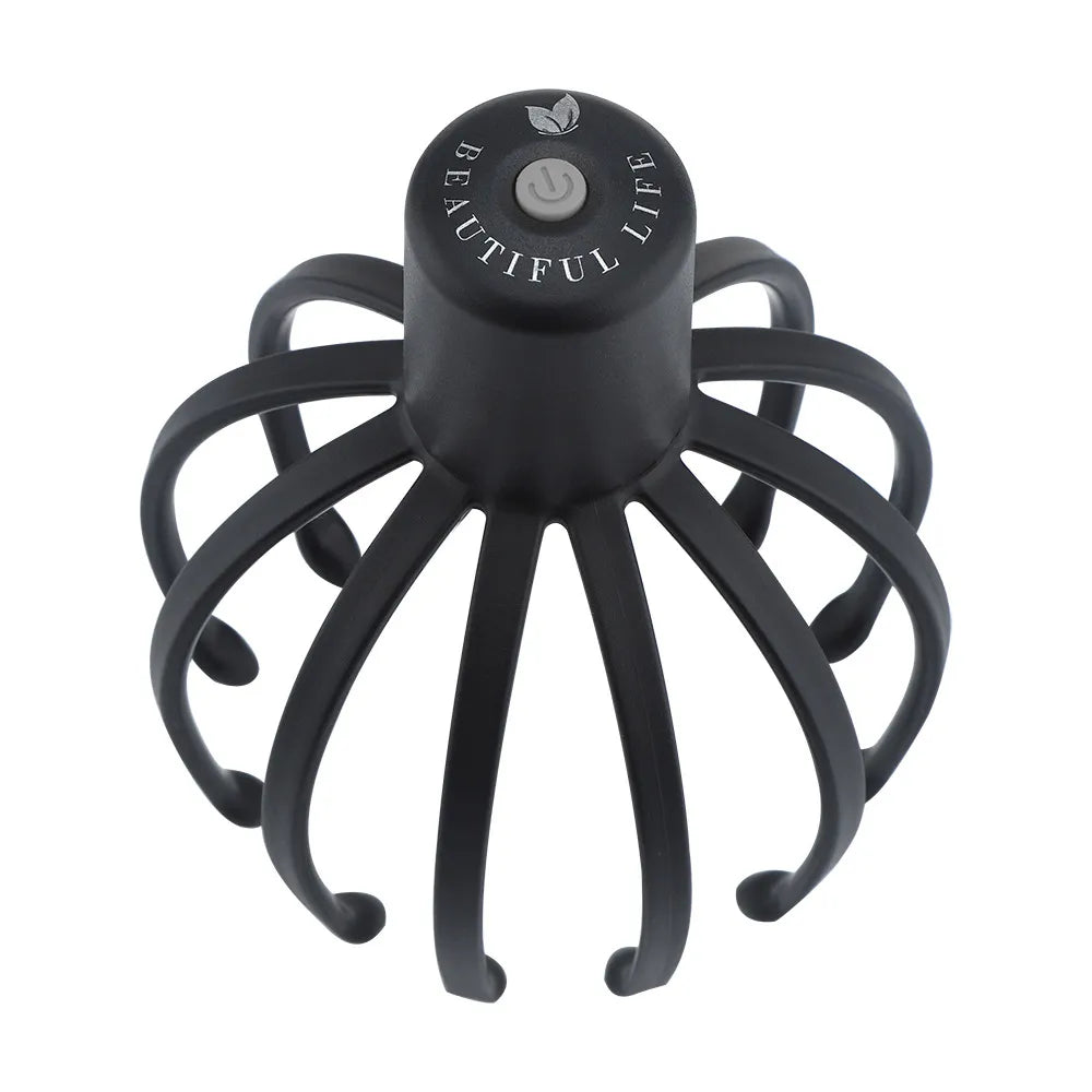 Electric Scalp Massager in use