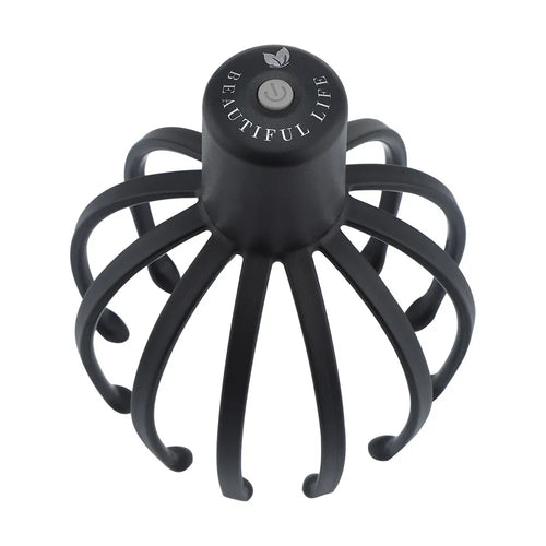 Electric Scalp Massager in use