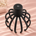 Electric Scalp Massager styled hero shot on blush-pink spa surface