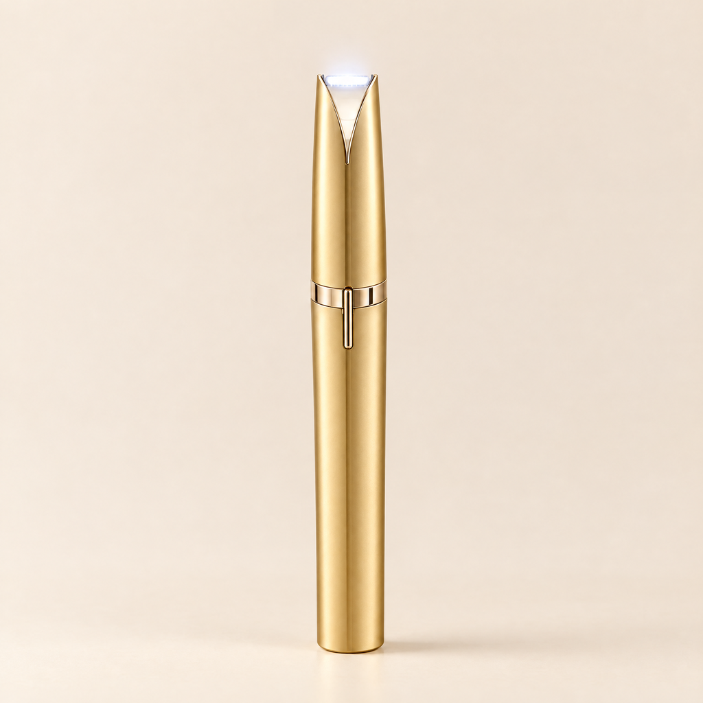 Mini Electric Eyebrow Trimmer - Gold
