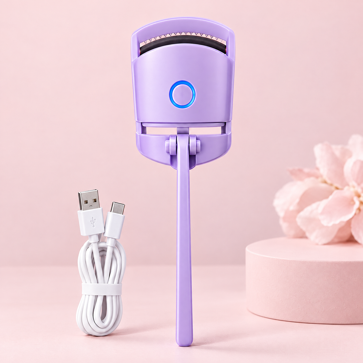 Heated Eyelash Curler - Purple