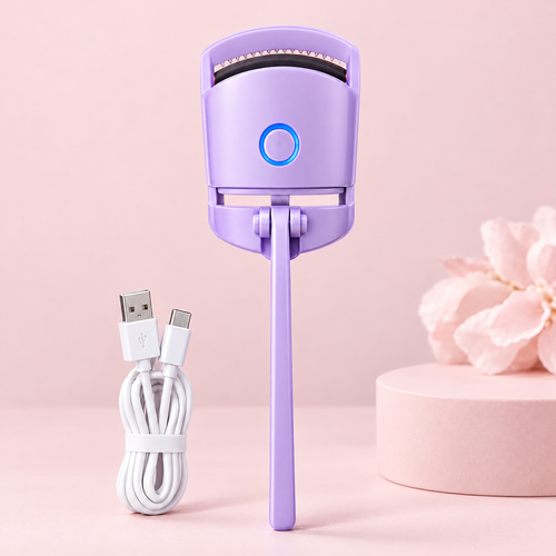 Heated Eyelash Curler - Purple
