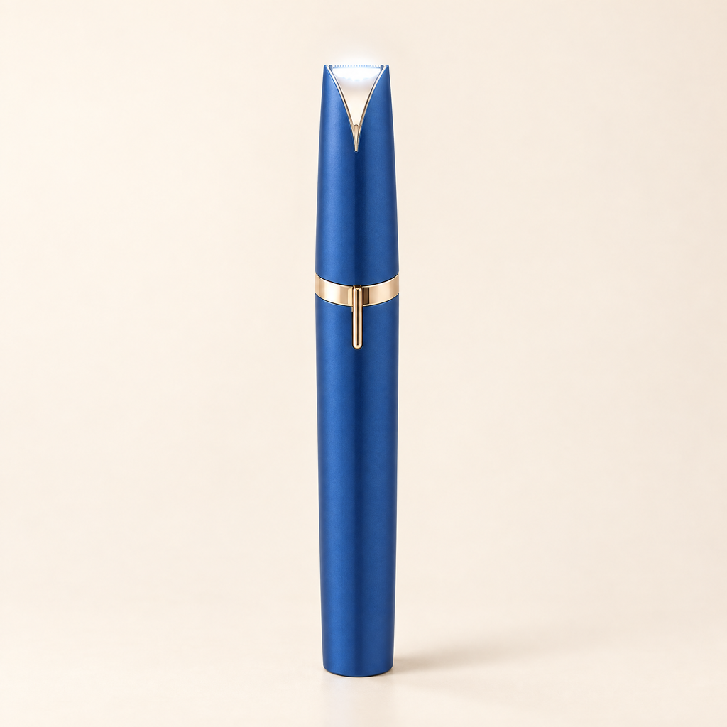 Mini Electric Eyebrow Trimmer - Blue